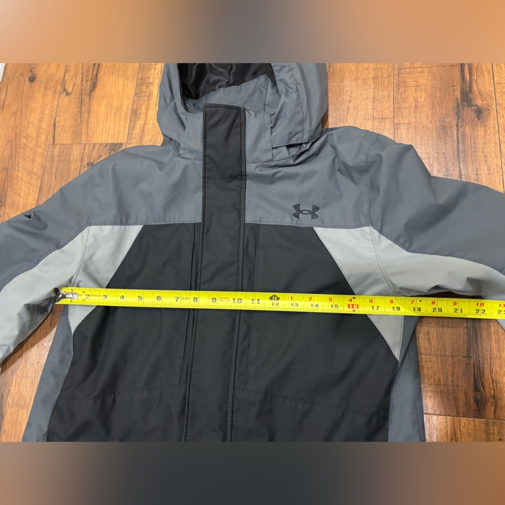 Under Armour Boys Hooded Water Repellent Winter Coat Jacket, Large - Picture 15 of 16